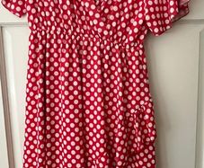 Red Pala Doro Polka Dress