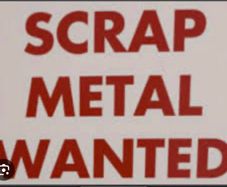 We take scrap metal