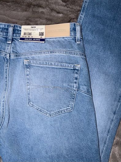 Salsa Jeans Light Blue Wash Faith Push In Bootcut W32 L30 With Tags