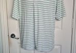 Gary Player Golf Polo Green Strip Size L
