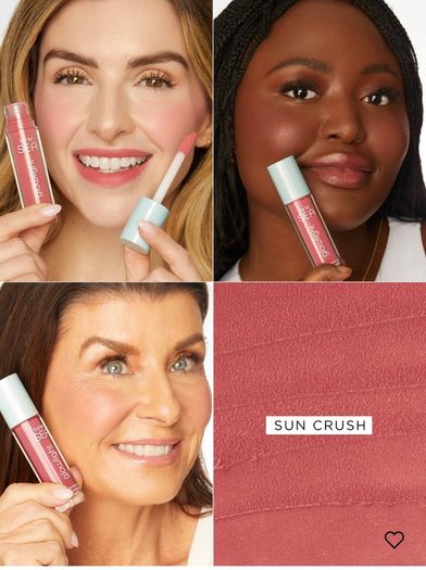 TARTE glowlight cheek and lip water-colour glow-light cheek & lip double duty Color blush