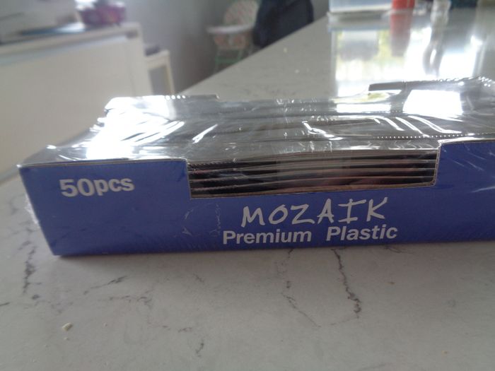 Metalised Plastic Cutlery For Sale