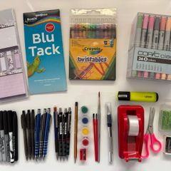Massive School Stationery Supplies Lot (Inc. Copic & Crayola)