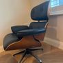 Eames Style Chair & Ottoman Image 4