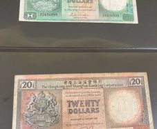 Hong Kong 1985 and 1991 banknotes