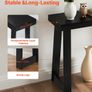 91.5cm Console Table, Narrow Hallway Table, Modern Wooden Sofa Table, Entryway Desk for Living Room, Hallway & Foyer, Black Image 5