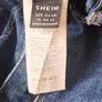 High Waist Distressed Jeans with turnup. Image 6