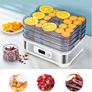 Household Food Processor Fast Food Dehydrator Stainless Steel Drying Machine Electric Air Dryer Drying Fruit Meat Fruit Image 7