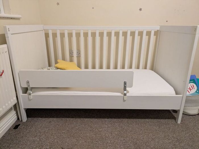IKEA Sundvik Toddler Bed + Safety Guard Rail