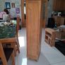 limed oak shelves and wall unit Image 4