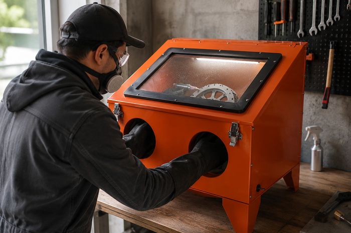 151L Benchtop Sandblasting Cabinet