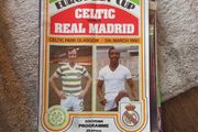 Celtic v Real Madrid programme 1980