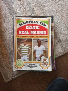 Celtic v Real Madrid programme 1980