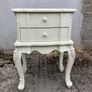 Bedside Locker -  White French Side Table Image 3