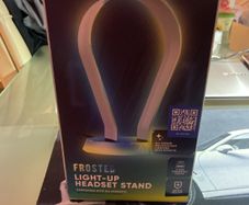 Stealth frosted light-up headset stand