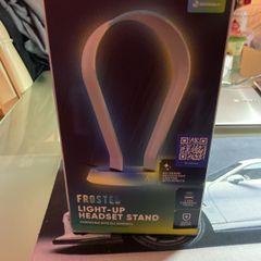 Stealth frosted light-up headset stand