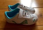 Puma INFANT white/blue sneakers/ runners 8UK mint condition