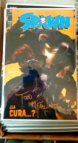 Spawn #222 (mex Variant) - Signed By Todd Mcfarlane