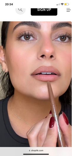 Buxom power line lip liner in hi def honey