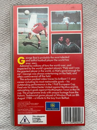 The George Best Story, VHS Tape