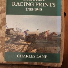 British Racing Prints 1700-1940 By Charles Lane. First Edition Large Volume Hardback With Dustjacket In Good Condition.  See Photos For Same.