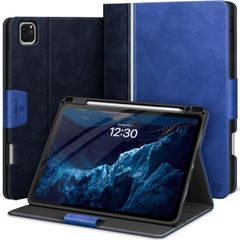 KingBlanc for iPad Pro 13 inch Case (2024, M4) with Pencil Holder, Vegan Leather Smart Stand Protective Cover [Auto Sleep/Wake + Support Pencil...