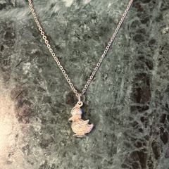 silver duck pendant