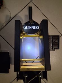 Guinness goalposts beer tap