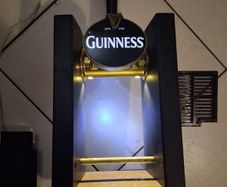 Guinness goalposts beer tap