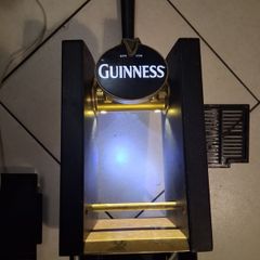 Guinness goalposts beer tap