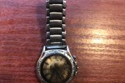 Q&amp;Q silver tone analogue watch