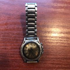 Q&Q silver tone analogue watch
