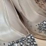 Womens KAREN MILLEN high heels satin jewelled Size UK 5 EU 38 Image 6