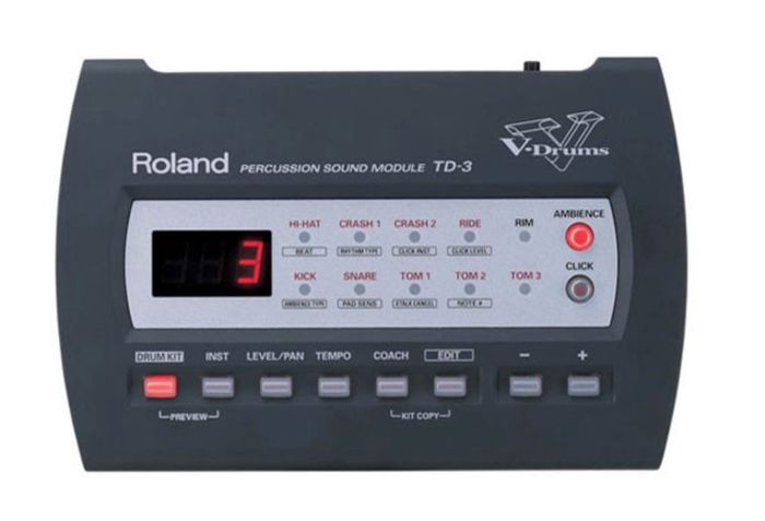 Roland drum kit with 3 Modules