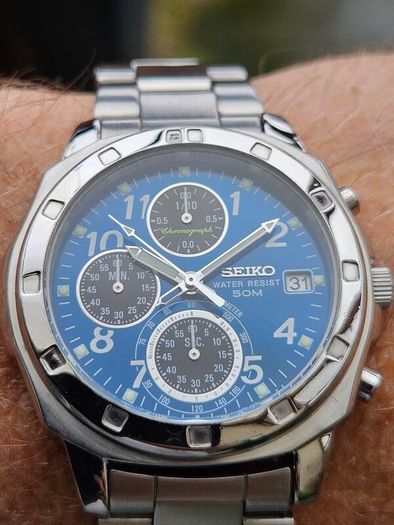 Watch Seiko Chronograph.