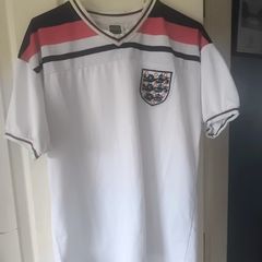 England iconic 1982 World Cup football jersey
