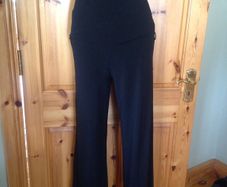 NEXT Maternity Black Slinky Trousers Size 10R