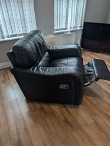 Recliner armchairs x2
