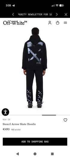 Off White luxury hoodie