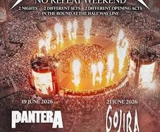 2 Tickets for Metallica on Sunday June 21st Looking for swap for the 19th