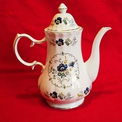 Beautiful Royal Tara "Blue Corn Flower" Teapot