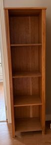 Solid Oak tall Book shelf