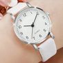 Brand New White Women Digital Dial Quartz Wrist Watch Leather Strap Image 2