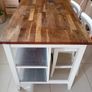 Stenstorp IKEA Kitchen Island and 2 chairs Image 2