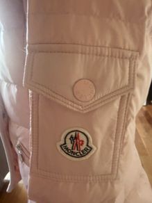 Blush pink ladies moncler jacket size small
