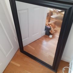 Wall mirror + IKEA Lack Table