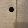 Cream Wool Blend Coat - Size M Image 4