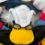Disneyland Paris Large Uncle SCROOGE McDUCK Plush Novelty Top Hat DuckTales Used Please see pictures Image 2