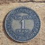 France 1922, 1 Franc Coin, Chamber of Commerce - free standard postage Image 2