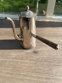 Vintage Reed & Barton U.S. Navy Silver Soldered Coffee Pot USN 3610
